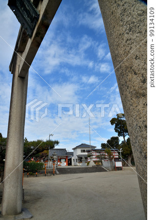 澀住吉神社（鳥居、拜堂）[大阪府交野市] 99134109