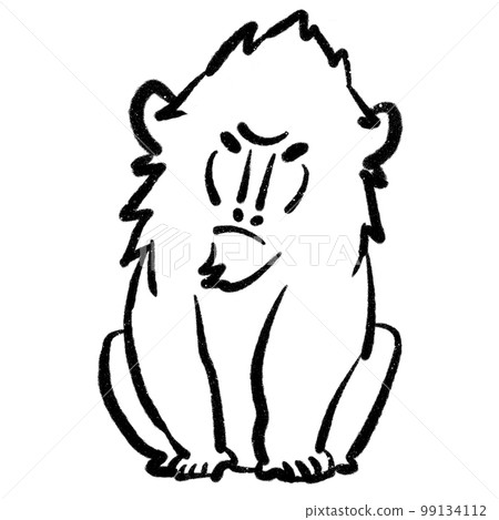 山魈插圖著色頁 山魈插圖著色頁 99134112