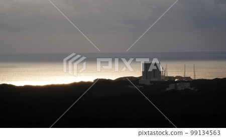 Sunrise and H-2A Rocket No. 46 Sunrise and H-2A Rocket No. 46 99134563