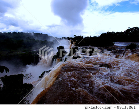 Devil's Throat A of Iguazu Falls from the Argentinian Side 99135861