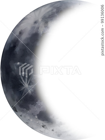 watercolor moon watercolor moon 99136006