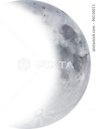 watercolor moon 99136011