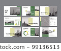 Green business presentation templates 99136513
