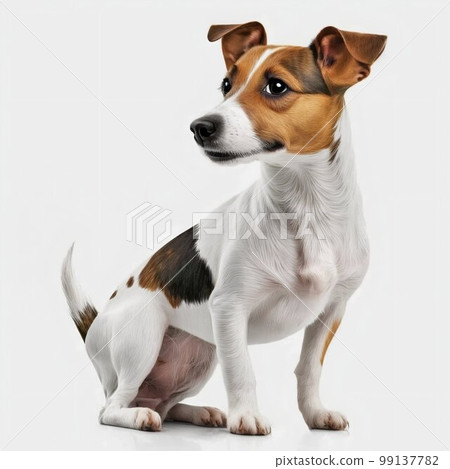 Jack russell dog. Generative AI Jack russell dog. Generative AI 99137782
