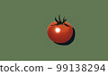 tomatoes with green background 99138294