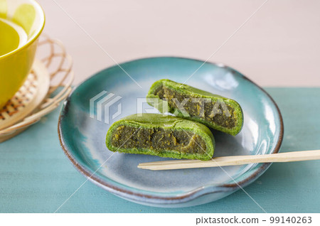 Green Tea Sweets Gyokuro Manju Green Tea Sweets Gyokuro Manju 99140263