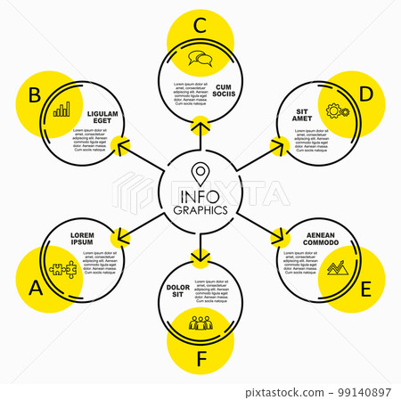 Infographic design template with place for your data. Vector illustration. 99140897