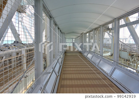 四國・鳴門海峽・大鳴門橋步道・烏茲之道・通往觀景台的長長的海濱步道・德島縣鳴門市(2) 99142919