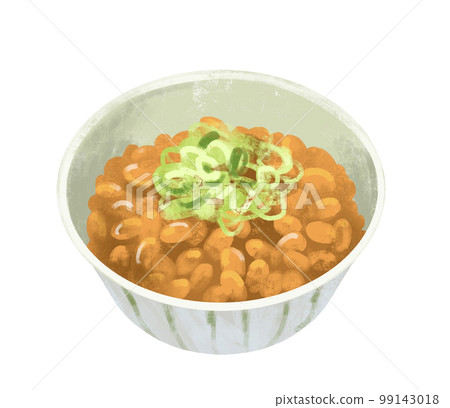 納豆插圖 納豆插圖 99143018
