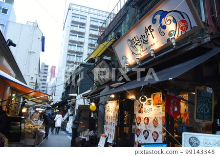 東京築地場外市場街道 東京築地場外市場街道 99143348