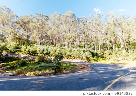 Falls Creek Village in Summer in Australia Falls Creek Village in Summer in Australia 99143882