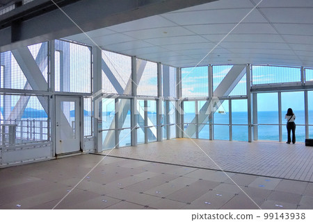 Shikoku・Naruto Strait・Onaruto Bridge Promenade・Uzu no Michi・Enjoying the scenery from the observation room of the sea promenade・Naruto City, Tokushima Prefecture(1) Shikoku・Naruto Strait・Onaruto Bridge Promenade・Uzu no Michi・Enjoying the scenery from the observation room of the sea promenade・Naruto City, Tokushima Prefecture(1) 99143938