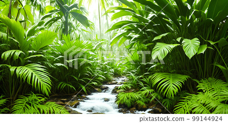 Tropical landscape 99144924