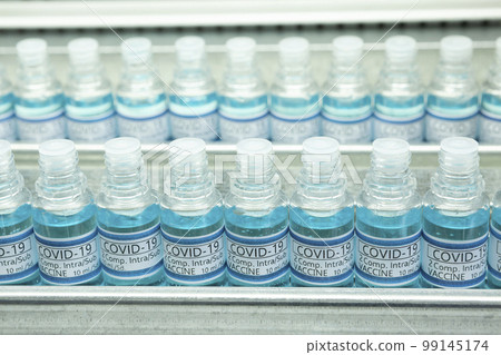 Coronavirus 2019 Vaccine Ampules 99145174