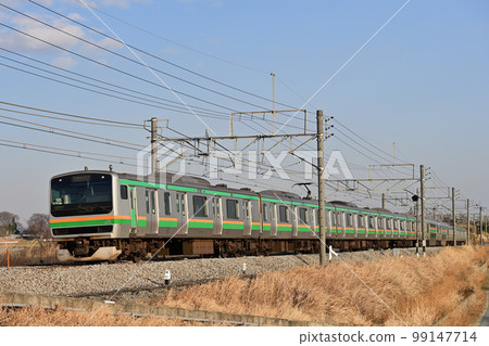 高崎線岡部本所 JR 東日本 E231 系列 1000 系列 K-18 編隊（Kozu） 99147714