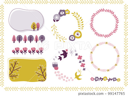 Scandinavian frame set (yellow) 99147765