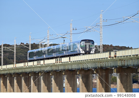 鹿島線鹿島神宮～信方JR東日本E257系5500系OM-53編隊（大宮）鹿島佐原 99148008