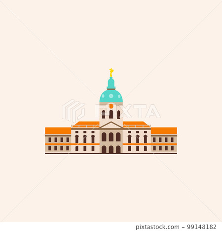 Charlottenburg Palace in Berlin. Charlottenburg Palace in Berlin. 99148182