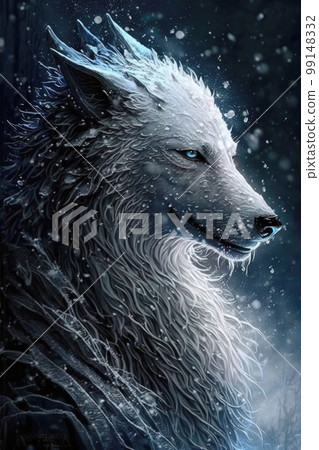 白狼龍和降雪 99148332