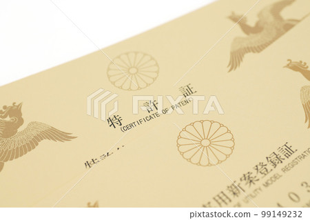 Patent certificate and utility model registration certificate 99149232