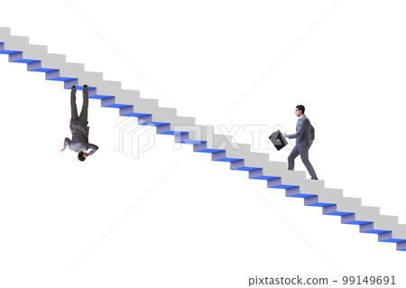 Second career concept with two businessmen Second career concept with two businessmen 99149691