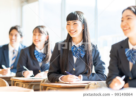 Classroom high school girl class Classroom high school girl class 99149864
