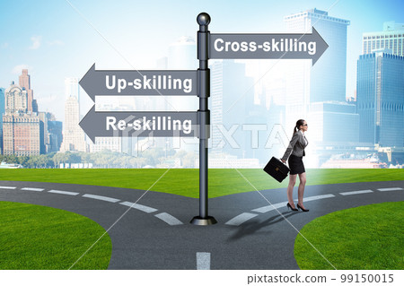 At the crossroads choosing between up-skilling and re-skilling At the crossroads choosing between up-skilling and re-skilling 99150015