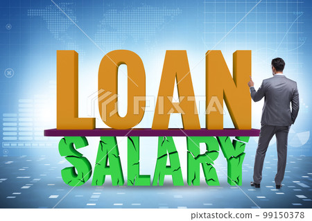 Debt and loan concept as a proportion of salary Debt and loan concept as a proportion of salary 99150378