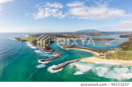 Aerial View of Narooma in Australia Aerial View of Narooma in Australia 99151637