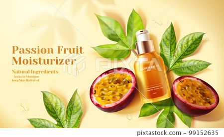 Passion fruit skin care product ad 99152635
