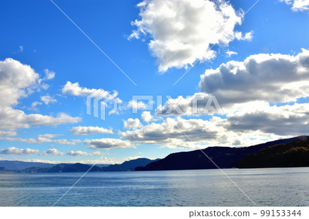 駿河灣和深秋的天空 駿河灣和深秋的天空 99153344