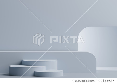 Polygonal object on a solid background for background compositing Polygonal object on a solid background for background compositing 99153687