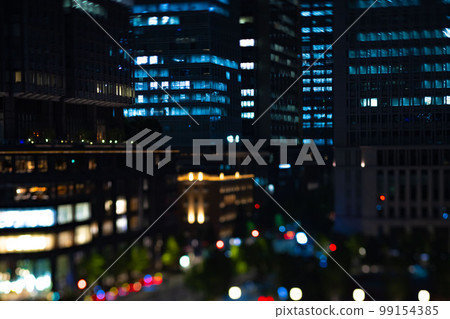 Buildings around Tokyo Station [tilt-shift photo] 99154385