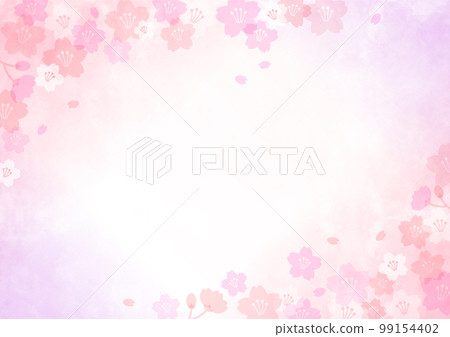 櫻花背景素材粉色 櫻花背景素材粉色 99154402