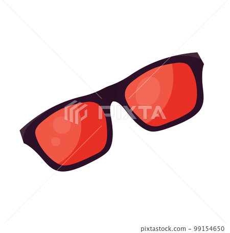 sunglasses isolated cartoon icon vector illustration 99154650