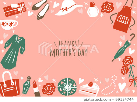 Mother's Day icon illustration frame 99154744