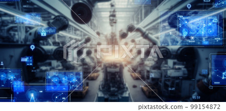 Factory and technology Horizontal visuals for banners and advertisements Factory and technology Horizontal visuals for banners and advertisements 99154872