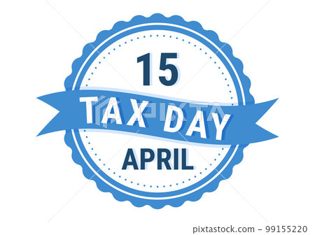 Tax Day Illustration with Clipboard Form, Clock, Calendar and Coins Money for Web Banner or Landing Page in Flat Cartoon Hand Drawn Templates Tax Day Illustration with Clipboard Form, Clock, Calendar and Coins Money for Web Banner or Landing Page in Flat Cartoon Hand Drawn Templates 99155220