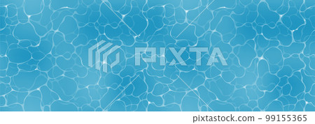 垂直和水平無縫水面矢量圖 99155365