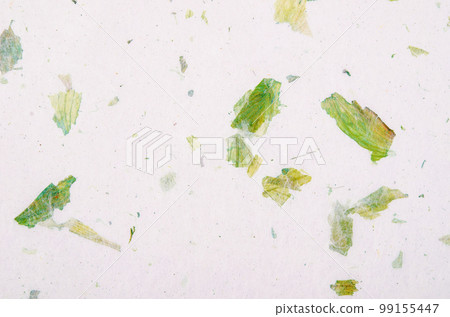 The High resolution handmade recycled leaf paper background. 99155447