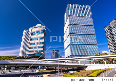 《Tokyo》 Tokyo traffic image ・Akasaka Mitsuke crossing 99155531