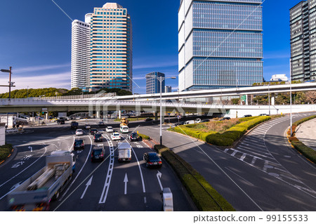 《Tokyo》 Tokyo traffic image ・Akasaka Mitsuke crossing 99155533
