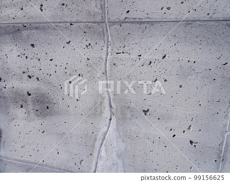 Retaining wall crack repair (V-cut construction status) Retaining wall crack repair (V-cut construction status) 99156625