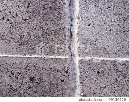 Retaining wall crack repair (V-cut construction status) Retaining wall crack repair (V-cut construction status) 99156626