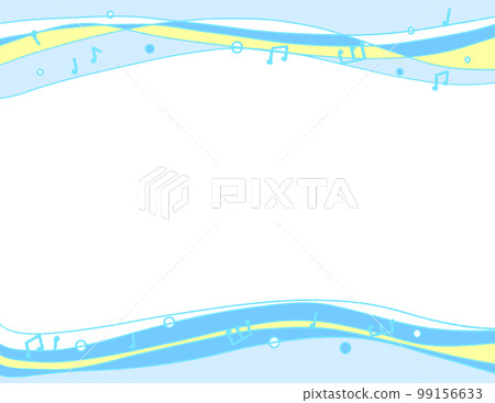 music note image frame material 99156633