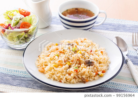 eat shrimp pilaf eat shrimp pilaf 99156964