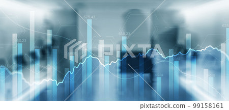 Financial data on a monitor as Finance data concept. Analytics concept 99158161