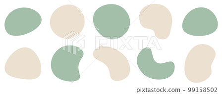 寬鬆的框架設置抽象形狀 99158502