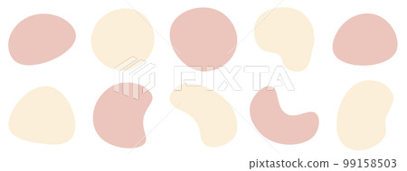 寬鬆的框架設置抽象形狀 99158503