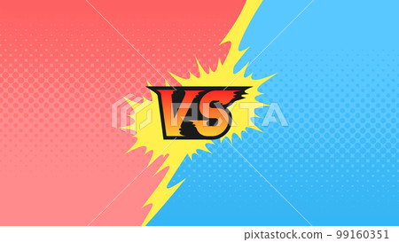 紅藍對決背景 99160351